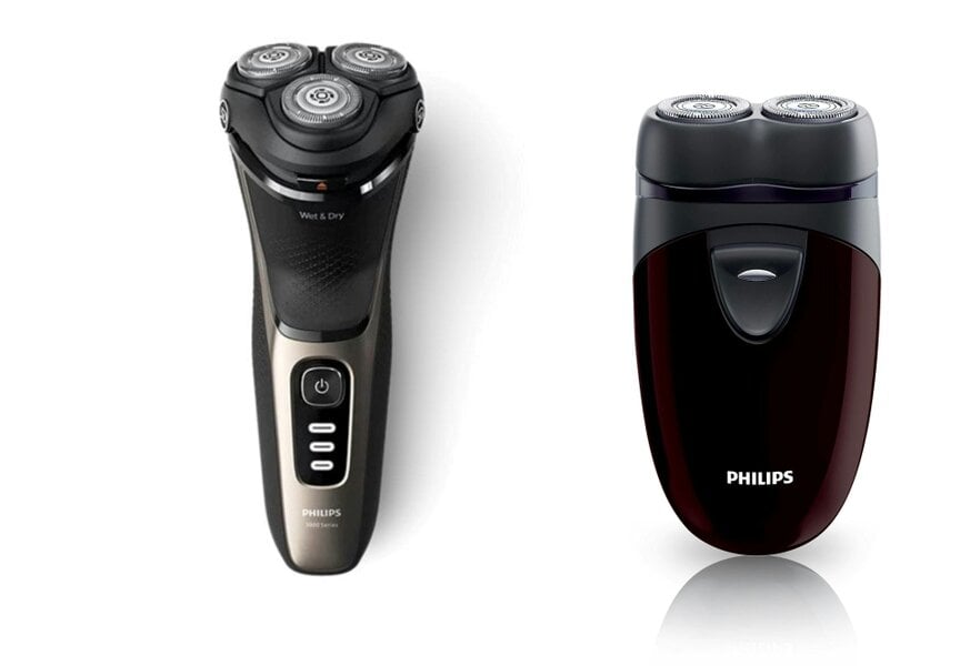 Philips PQ206/18 & S3242/12 Shaver & Trimmer Grooming Bundle