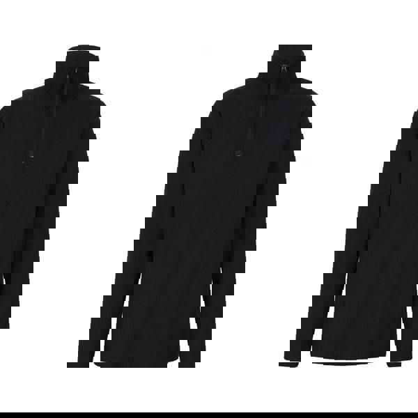 Mountain Warehouse Mens Farland Fleece Lined Half Zip Midlayer - Black