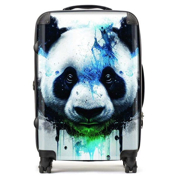 Warren Reed Panda Face Splashart Light Background Suitcase