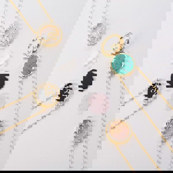 Loves Frequency™ Gold Vermeil Heartbeat Locket With Multiple Gemstones image 2