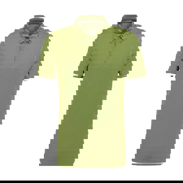 Mountain Warehouse Mens Court IsoCool Polo Shirt - Khaki Green