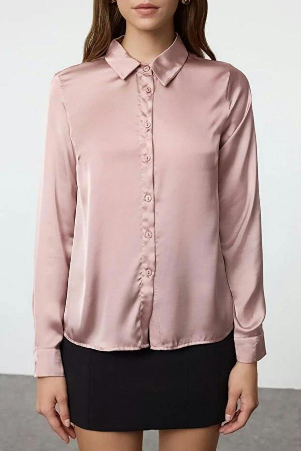 WOVCOR Satin Woven Shirt