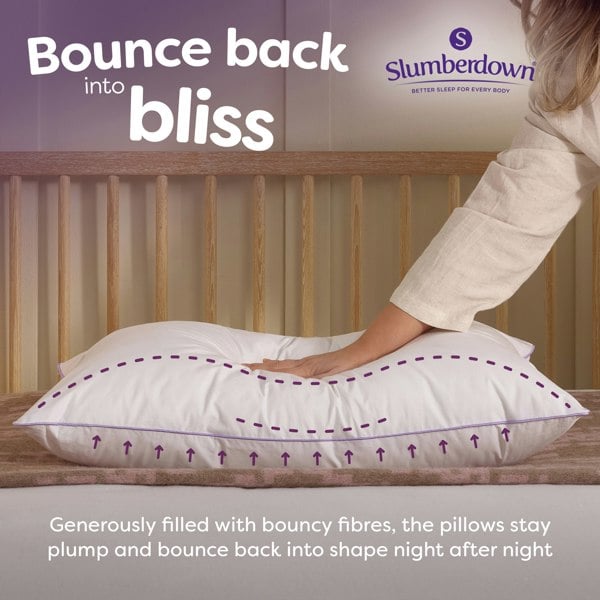 Slumberdown Comfy Cotton Firm Support Pillow