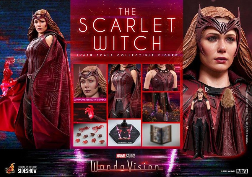 Hot Toys The Scarlet Witch WandaVision Action Figure 1:6 Scale Hot Toys 907935