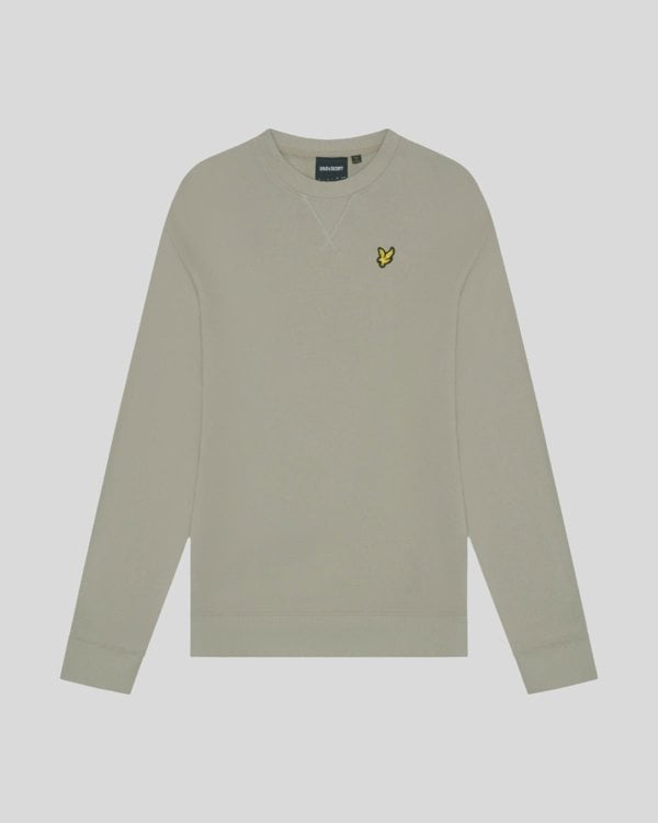 Lyle & Scott Crew Neck Sweatshirt Jumper - Sage Green