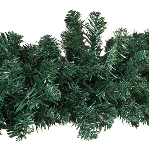 Samuel Alexander 270cm (9ft) x 20cm Samuel Alexander Pine Christmas Garland Plain Green