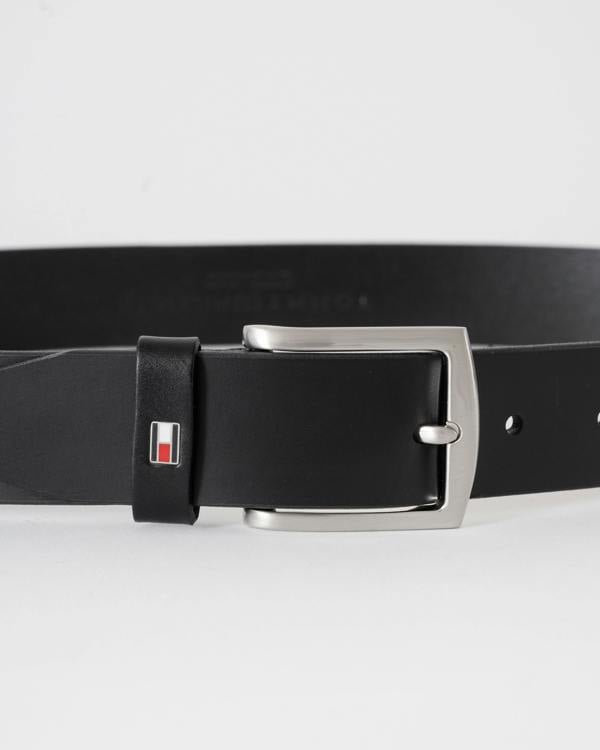 Tommy Hilfiger Denton Mens Belt 3.5cm - Black