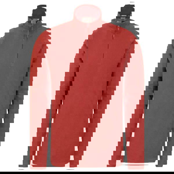 Mountain Warehouse Mens Camber II Half Zip Fleece - Red