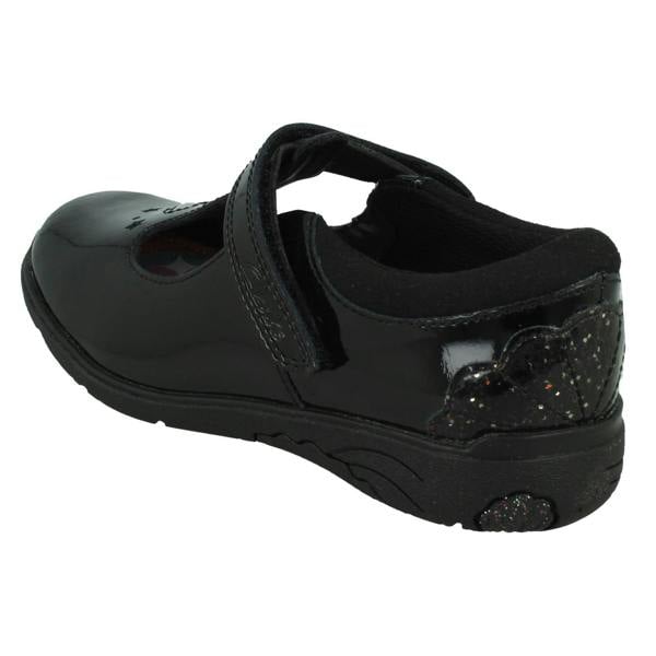 Clarks Girls Clarks Gem And Stars T-Bar School Shoes Relda Gem