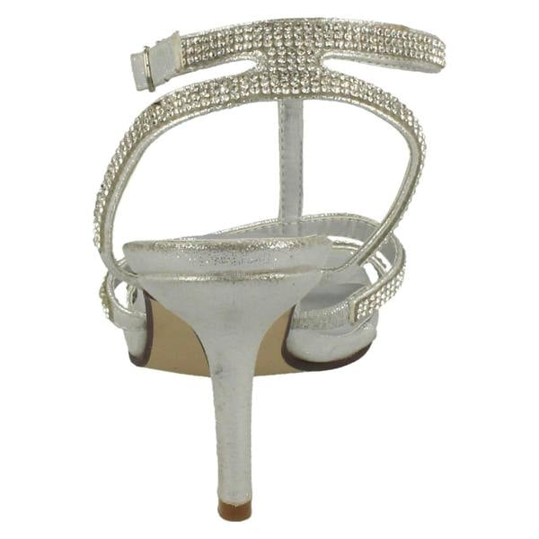 Anne Michelle Ladies Anne Michelle Bar Strap Heeled Sandal