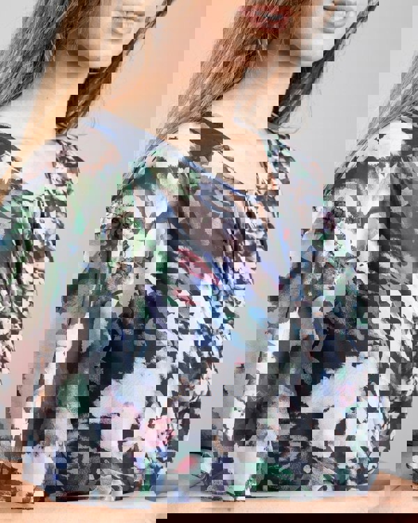 French Connection Dreda Georgette Wrap Womens Top