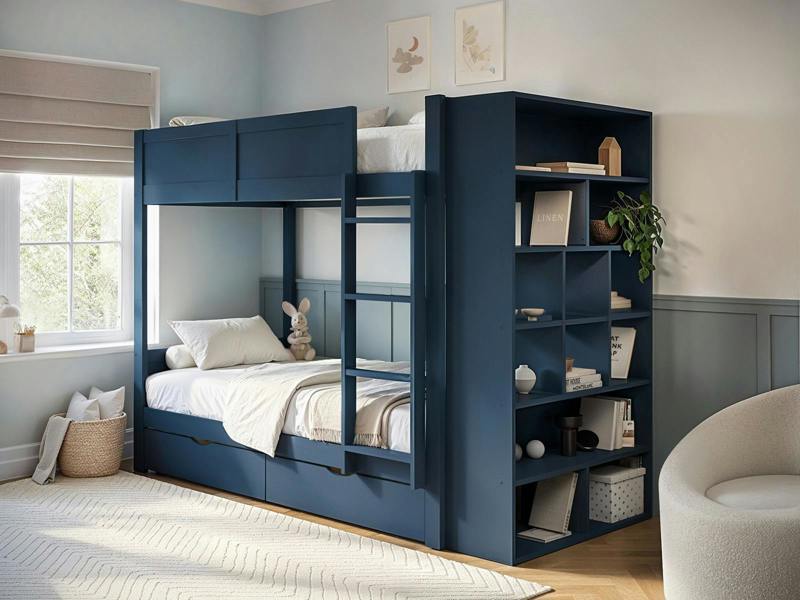 Flair Ruby Wooden Bunk Bed with Storage