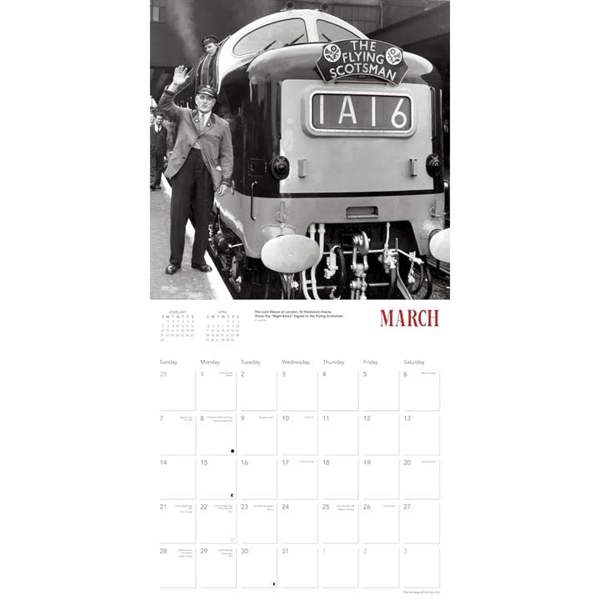 In Celebration of Steam Trains Calendar 2027, Wall Calendars, Month To View, Transport, Gift