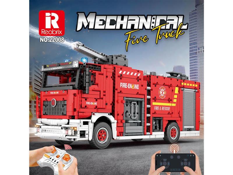 Reobrix RC Fire Truck 2888pc Construction Set