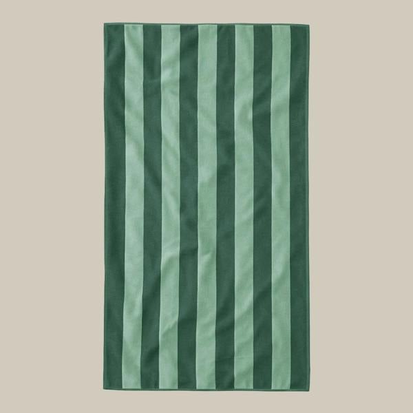 Misona Large Organic Cotton Striped Beach Towel