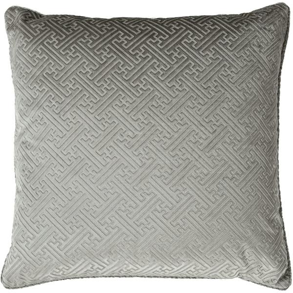 Paoletti Florence Cushion Cover - Silver - 