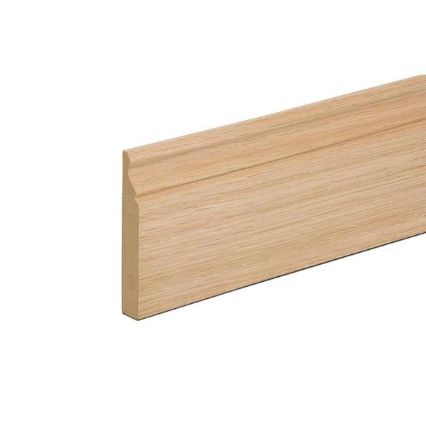 Snowdon Timber MDF Oak Ogee Skirting Board (T) 18mm (W) 119mm (L) 2.4m - Pack of 4
