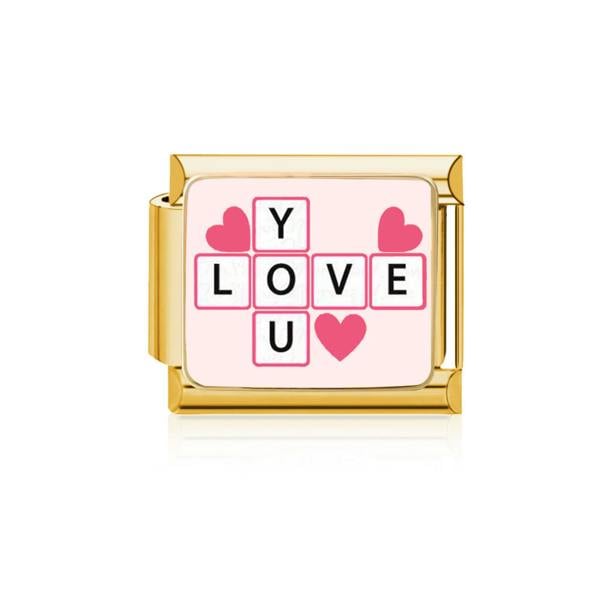 Serafina Love You Scrabble | Italian Style Bracelet Charm