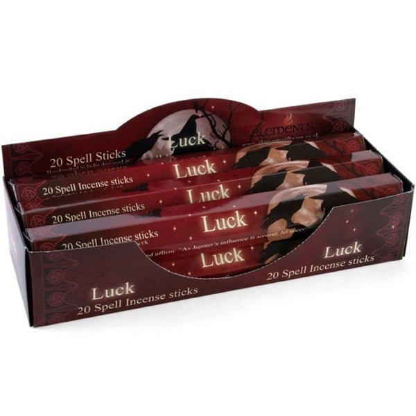 Serano Set of 6 Packets of Luck Spell Incense Sticks by Lisa Parker