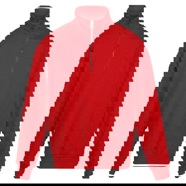 Regatta Professional Mens Quarter Zip Sweatshirt - Classic Red