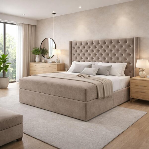 Great British Beds Chesterfield Winged Divan Bed
