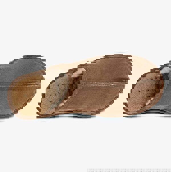 Totes Isotoner Mens Memory Foam Mule Slippers Tan