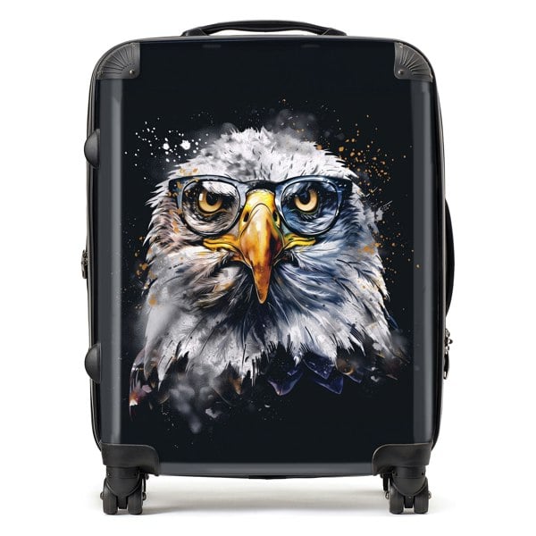 Warren Reed Eagle In Glasses Splashart Suitcase