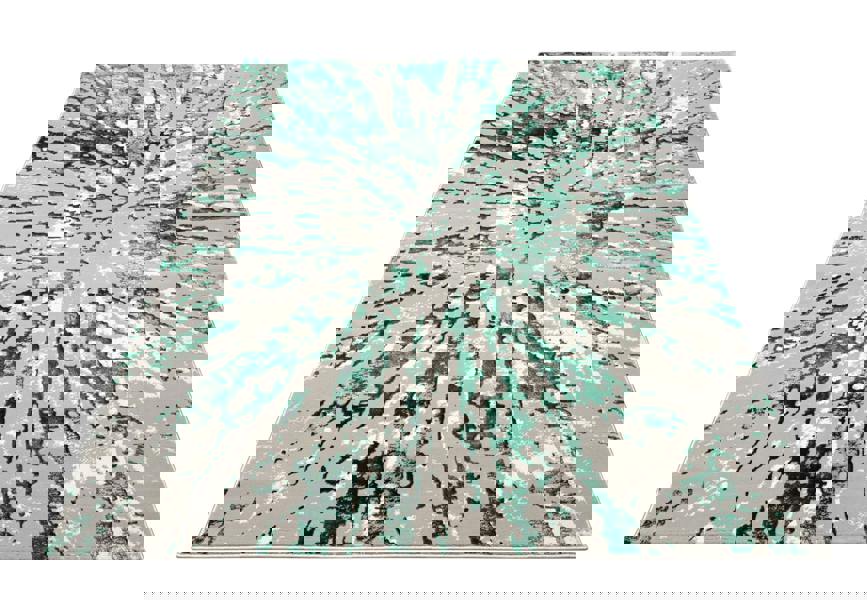 Smart Living Sunset Modern Shimmer Rug - Emerald