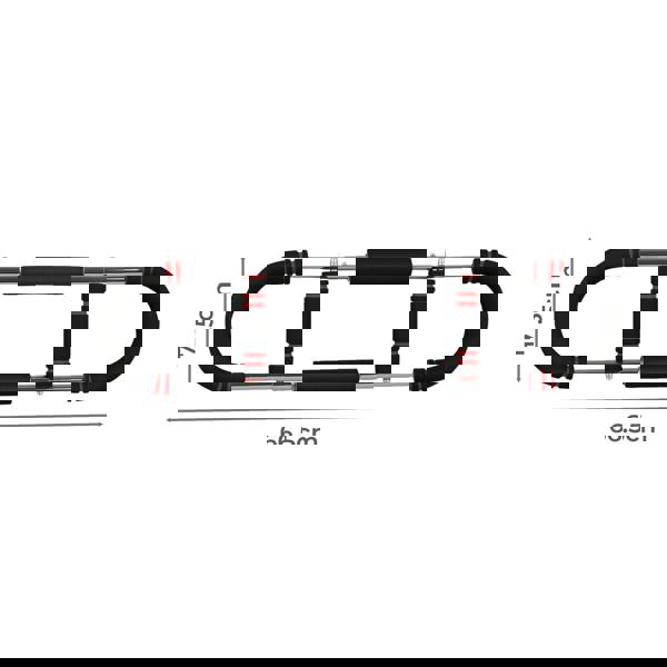 Centra Shaker Twister Arm Trainer Chest Expander Bar Arm Exerciser Adjustable