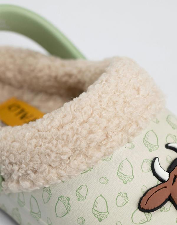 Vanilla Underground Gruffalo & Friends Unisex Kids Brown Character Face Clogs