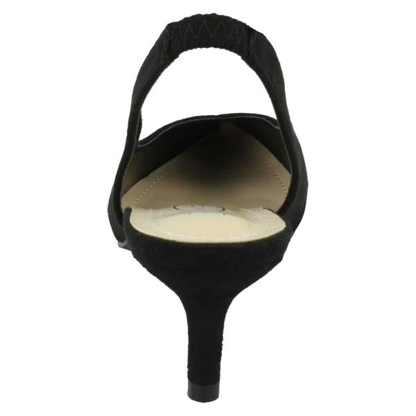Spot On Ladies Spot On Heeled Stiletto Slingback Heels F90111