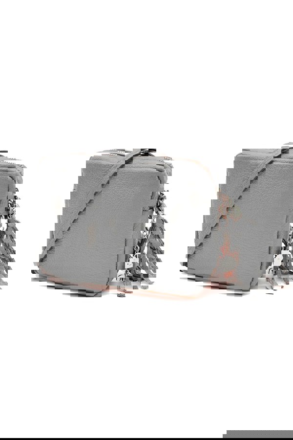 Kitise Mini Tassel Italian Genuine Leather Purse Crossbody Bag With Tassel