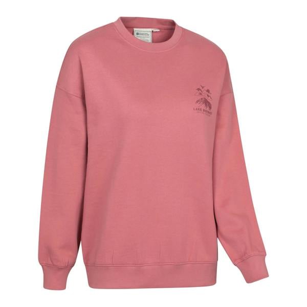 Mountain Warehouse Womens/Ladies Lake District Graphic Sweatshirt - Light Pink - 
