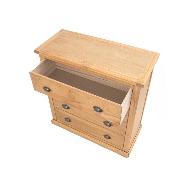 Cabinet Bits Lucca 4 Drawer Chest of Drawers Brass Cup Handle