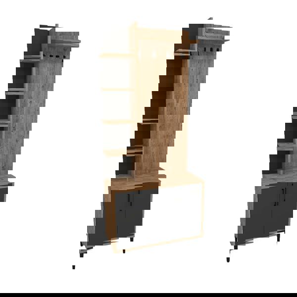 Destina Home Lefteris Hallway Coat Rack with Shelves