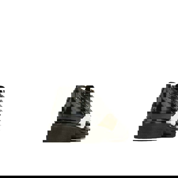 Embassy London Eton - Cream & Black - Women's square toe leather lace up in white & black