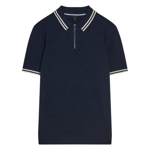 Ted Baker MMK MAHANI SS Regular T Stitched Half Zip 6