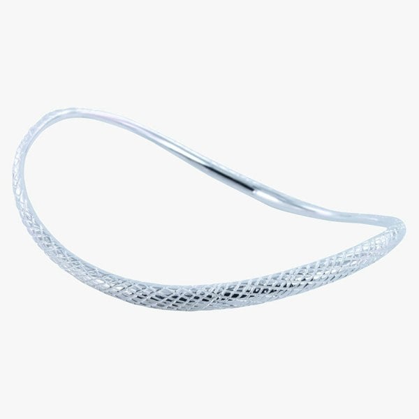 Sterling Silver Rhythm Bangle - Reeves & Reeves