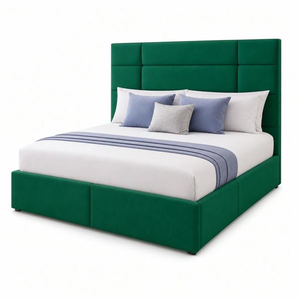 Great British Beds Dingley Divan Bed - Green Plush