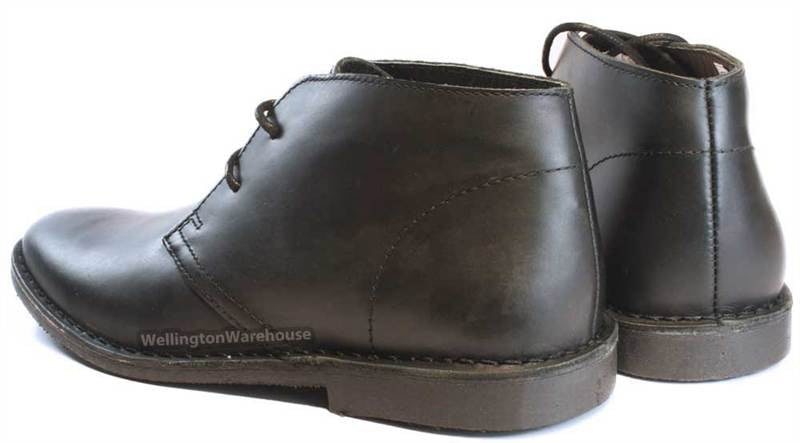 Thomas Crick Red Tape Crick Gobi Leather Mens Lace Desert Boots