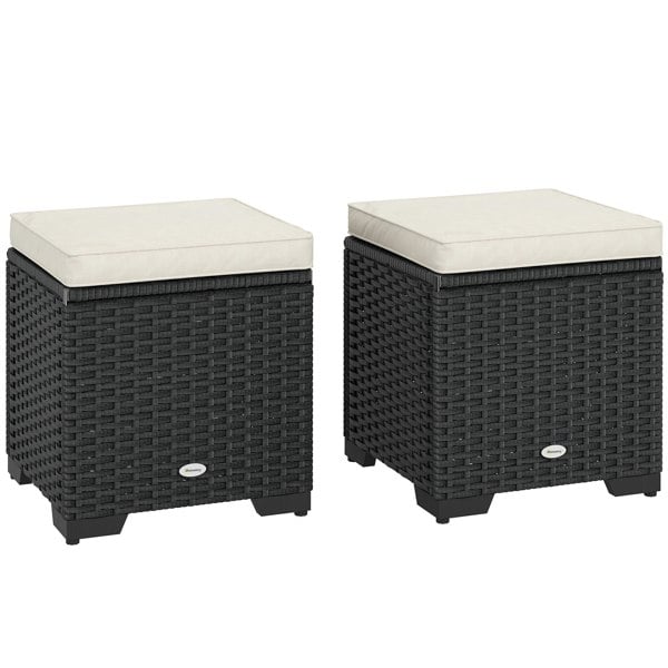 Rattan Ottoman