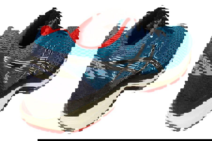 Asics Gel-Cumulus 18 Mens T6C3N 4190 4190 - Island Blue Black Vermilion 4190 - Photo 2