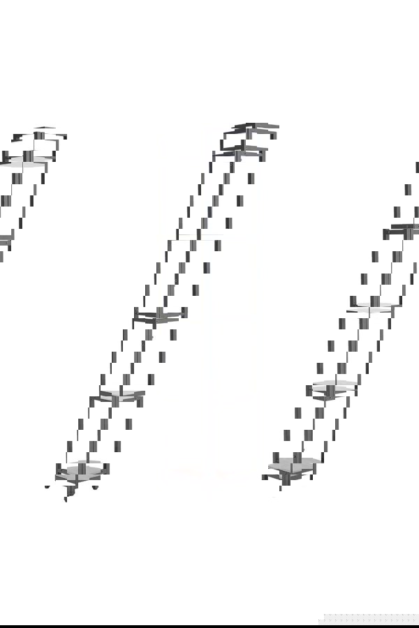 Living and Home 5 Tier Corner Book Shelf Home Storage Display