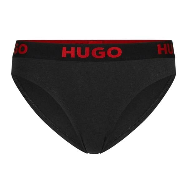 Hugo Womens/Ladies Sporty Logo Briefs - Black - 