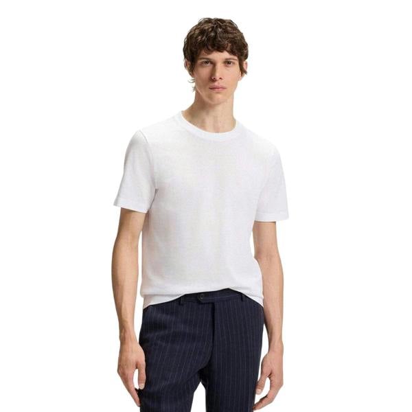 Boss Mens Bubble Regular T-Shirt - White - 