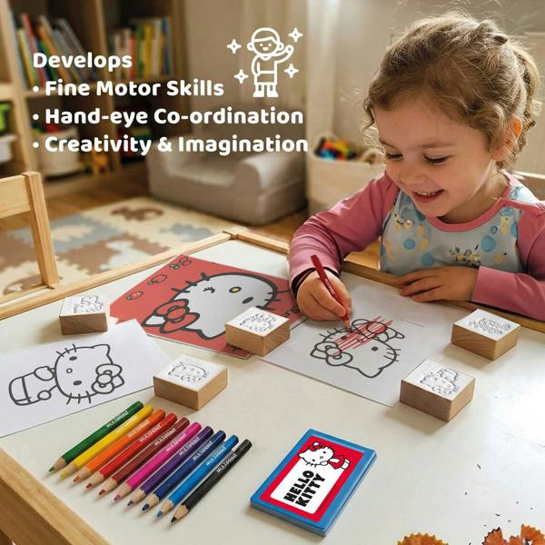 Multiprint Hello Kitty Travel Set by Multiprint – Kids Activity & Craft Set