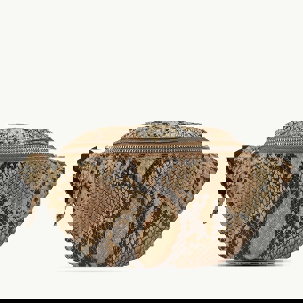 Assots London 'NOAH' Tan Python Snake Leather Bum Belt Bag