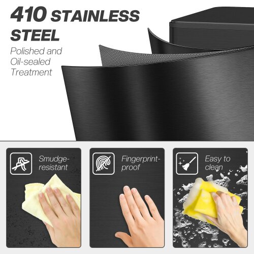 HOMCOM 20L Kitchen Pedal Bin, Slim Rubbish Bin with Soft-Close Lid