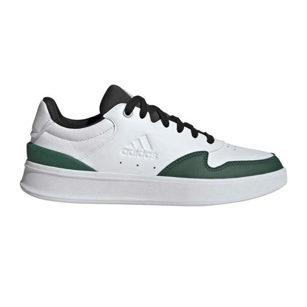 Adidas Mens Kantana Leather Trainers - White/College Green - 
