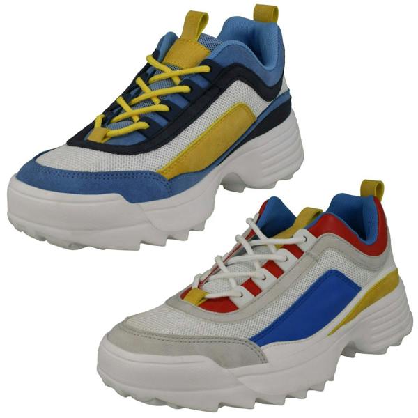 Reflex Ladies Reflex Mid Chunky Sole Trainers